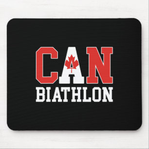 Canada Vlag Biathlonist - Canadese Can Biathlon Muismat