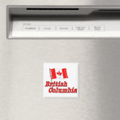 Canada vlag - Brits Columbia Magneet (Insitu (Vaatwasser))