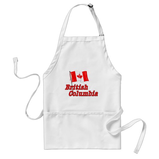 Canada vlag - Brits Columbia Standaard Schort (Voorkant)
