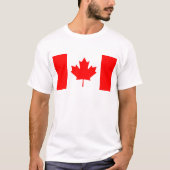 Canada vlag CA T-shirt (Voorkant)