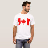 Canada vlag CA T-shirt (Voorkant volledig)