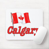 Canada Vlag - Calgary Muismat (Met muis)
