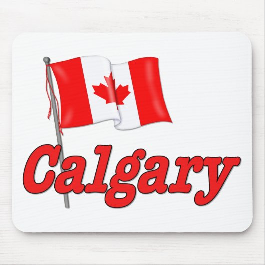 Canada Vlag - Calgary Muismat (Voorkant)