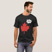 Canada vlag Canadese kattenzonnebrillen Funny Wome T-shirt (Voorkant volledig)