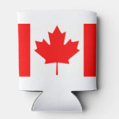 Canada Vlag Canadese kleuren Red White Koelbox Blikjeskoeler (Achterkant)