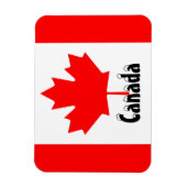 Canada vlag Canadese kleuren rode witte mantel Lea Magneet (Verticaal)