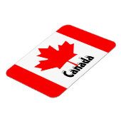 Canada vlag Canadese kleuren rode witte mantel Lea Magneet (Linkerzijde)