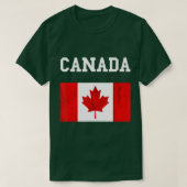 Canada vlag Canadese vlag Canadese rots Maple Lea T-shirt (Design voorkant)