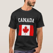 Canada vlag Canadese vlag Canadese rots Maple Lea T-shirt (Voorkant)