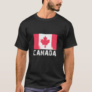  Canada Vlag Canadese vlag Kaart Canada Citiz T-shirt