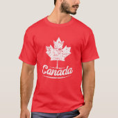 Canada Vlag Canadese Vlag Maple Leaf T-shirt (Voorkant)