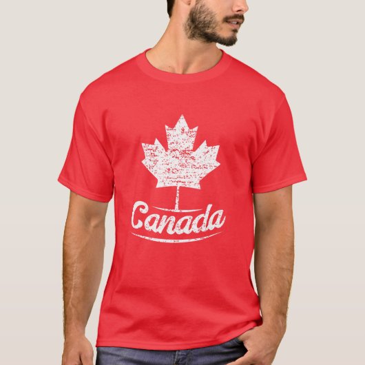 Canada Vlag Canadese Vlag Maple Leaf T-shirt (Voorkant)