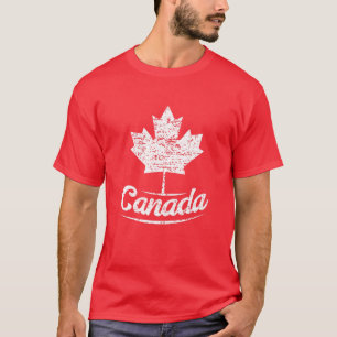 Canada Vlag Canadese Vlag Maple Leaf T-shirt