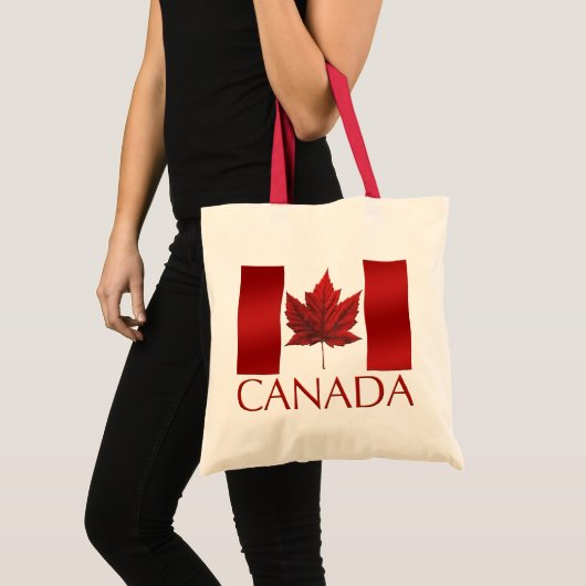 Canada Vlag Canvas tas Milieuvriendelijke Canadese (Voorkant (product))