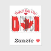 Canada Vlag Dag CANADA Sticker (Vel)