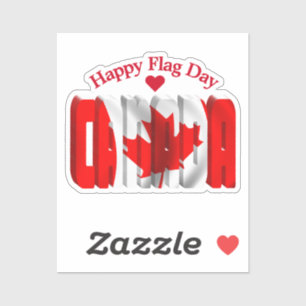 Canada Vlag Dag CANADA Sticker