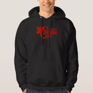 Canada Vlag Dag Maple Leaf Canadian Happy Canada D Hoodie