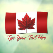 Canada vlag Decal Canada Maple Leaf Window Cling (Vel 3)