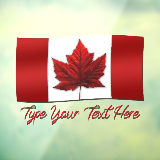 Canada vlag Decal Canada Maple Leaf Window Cling (Vel 3)