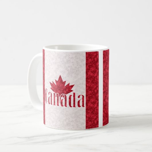 Canada, vlag douche koffiemok (Voorkant links)
