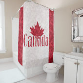 Canada, vlag douchegordijn (In situ)