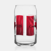 Canada Vlag Drinkware Set Blikvorm Glas (Rechts)