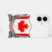 Canada-vlag Emblem Case-Mate iPhone Case (Achterkant (horizontaal))
