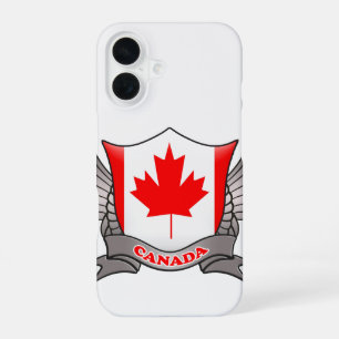 Canada-vlag Emblem iPhone 16 Hoesje