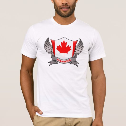Canada-vlag Emblem T-shirt (Voorkant)