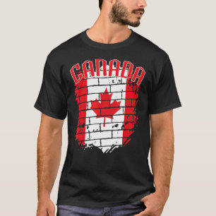Canada vlag esdoorn Canada Day History Art T-shirt