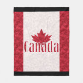 Canada, vlag fleece deken (Voorkant)