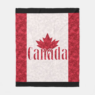 Canada, vlag fleece deken