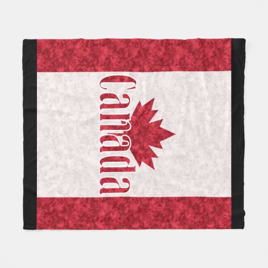 Canada, vlag fleece deken (Voorkant (Horizontaal))