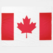 CANADA VLAG FLEECE DEKEN (Voorkant (Horizontaal))