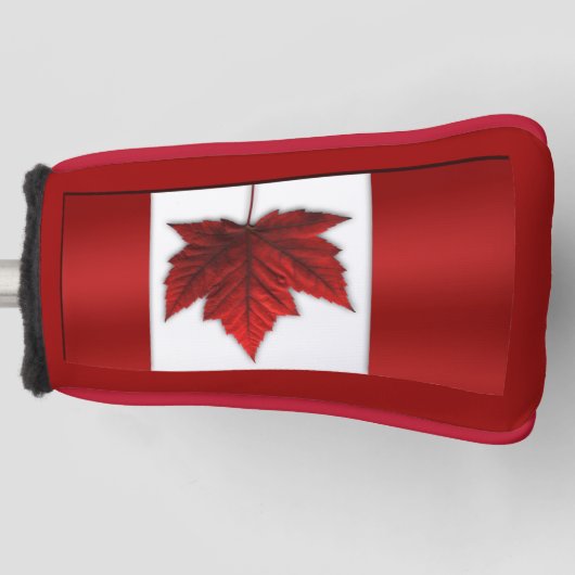 Canada Vlag Golf Custom Canada Putter Hoesje Golfheadcover (Voorkant)