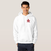 Canada Vlag Hoodie Jacket Mannen (Voorkant volledig)