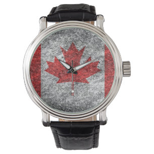Canada Vlag  Horloge