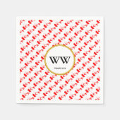 CANADA VLAG Huwelijk Verjaardag Erfgoed Feest Servet (Voorkant)