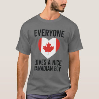 Canada vlag - iedereen houdt van een mooie Canades T-shirt
