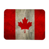 Canada vlag in Grunge Magneet (Horizontaal)
