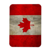 Canada vlag in Grunge Magneet (Verticaal)