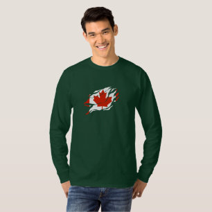 CANADA Vlag in mij, Canadese binnenklauw Mark T-shirt
