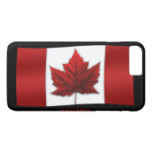 Canada Vlag iPhone 7 Hoesje Aangepast Canada Hoesj (Achterkant (Horizontaal))