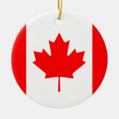 Canada Vlag keramisch Ornament (Voorkant)
