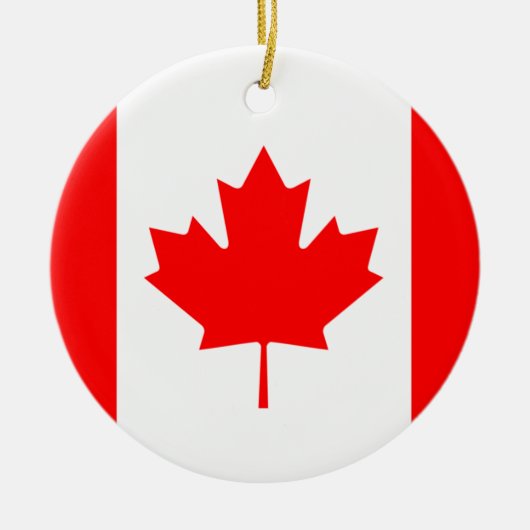 Canada Vlag keramisch Ornament (Voorkant)