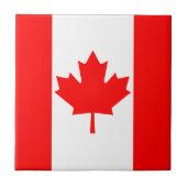 Canada vlag keramische tapijtegel tegeltje (Voorkant)