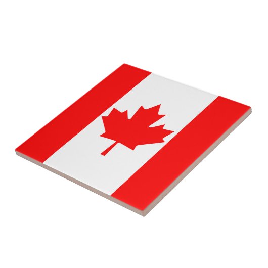 Canada vlag keramische tapijtegel tegeltje (Zijkant)