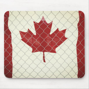 Canada vlag. Kettingverbindingshek. Robuust. Koel. Muismat