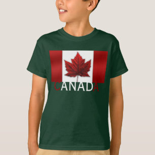 Canada Vlag Kinderen Shirt Canada Souvenir T-shirt