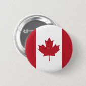Canada Vlag Knop Ronde Button 5,7 Cm (Voorkant /achterkant)